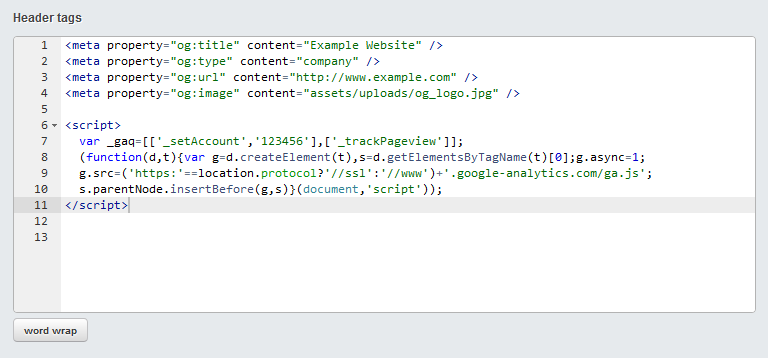 example codeeditorfield